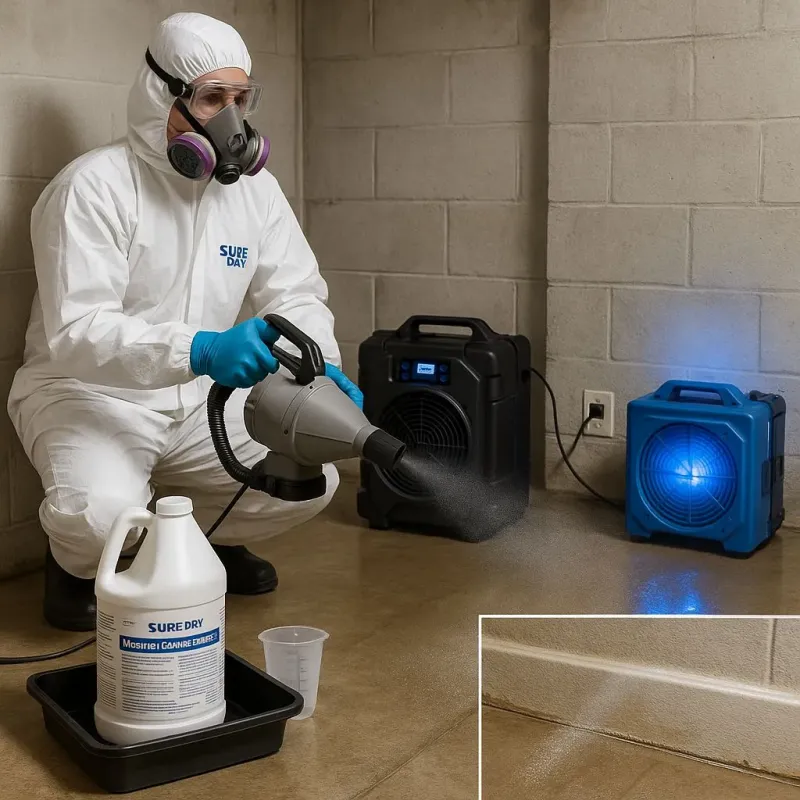 Sanitization and Odor Removal process in Mountainside, NJ